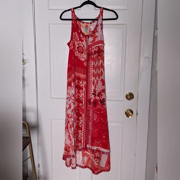Johnny Was DORNAZ DRESS Silk Maxi Dress - Picture 3 of 5